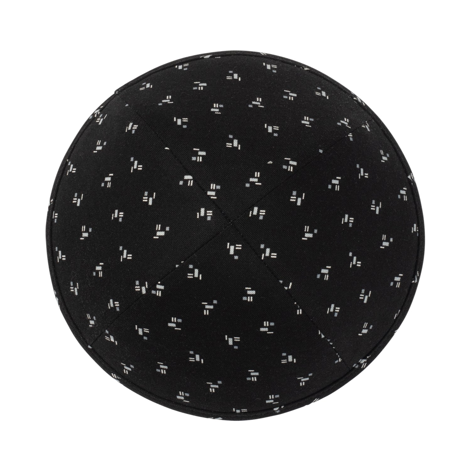 Yarmulka Kippah - showing stitching, six-panel construction