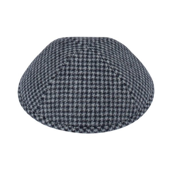 Gray Cotton Kippah for Boys - iKippah by Judaica Square