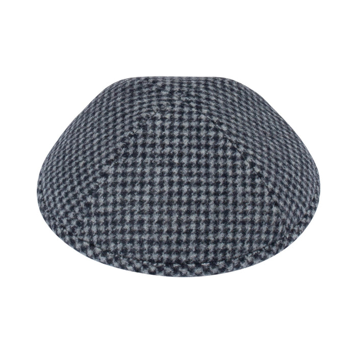 Gray Cotton Kippah for Boys - iKippah by Judaica Square