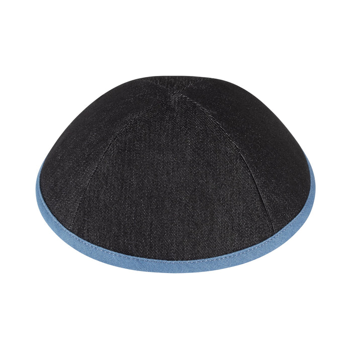 Black Denim Kippah for Boys - iKippah by Judaica Square