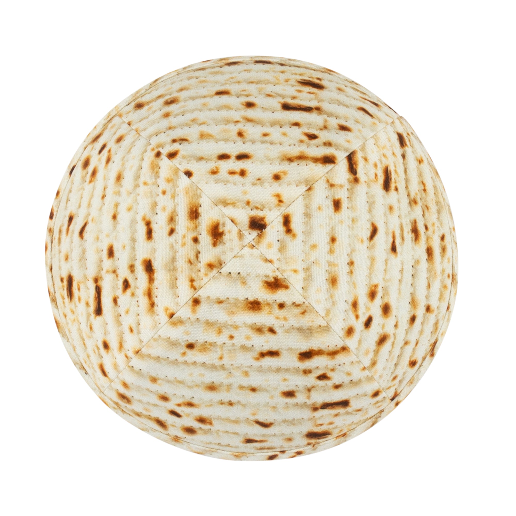 Yarmulka Kippah - side view showing six-panel design