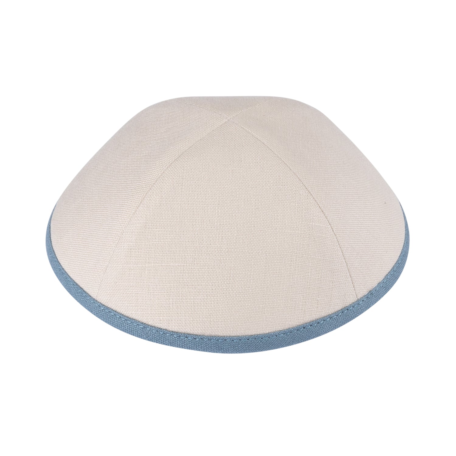 Beige Linen Kippah - iKippah by Judaica Square