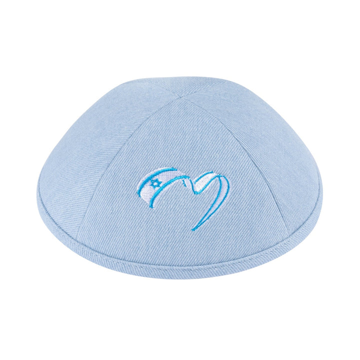 Heart Israel Kippah / Yarmulke