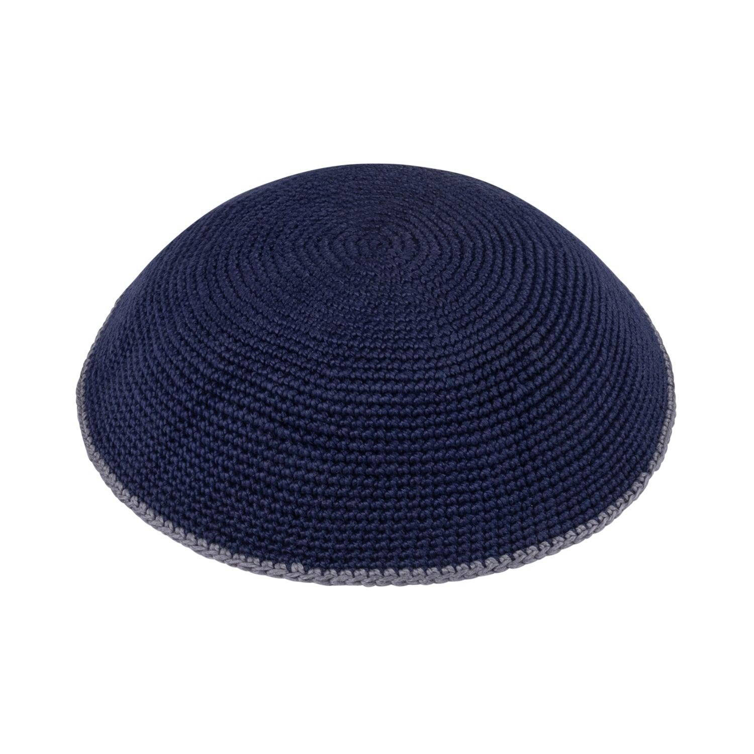 Close-up of Knit Kippah rim trim detail