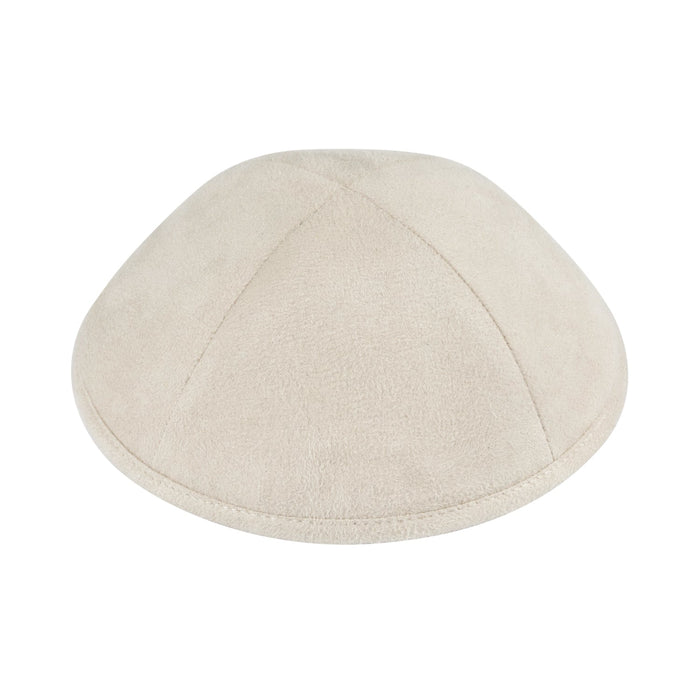 Beige Suede Kippah - iKippah by Judaica Square