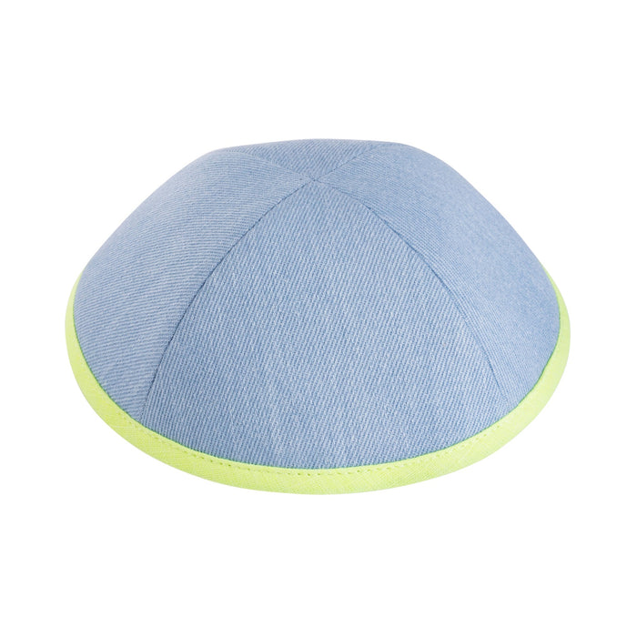 Blue Denim Kippah for Boys - iKippah by Judaica Square
