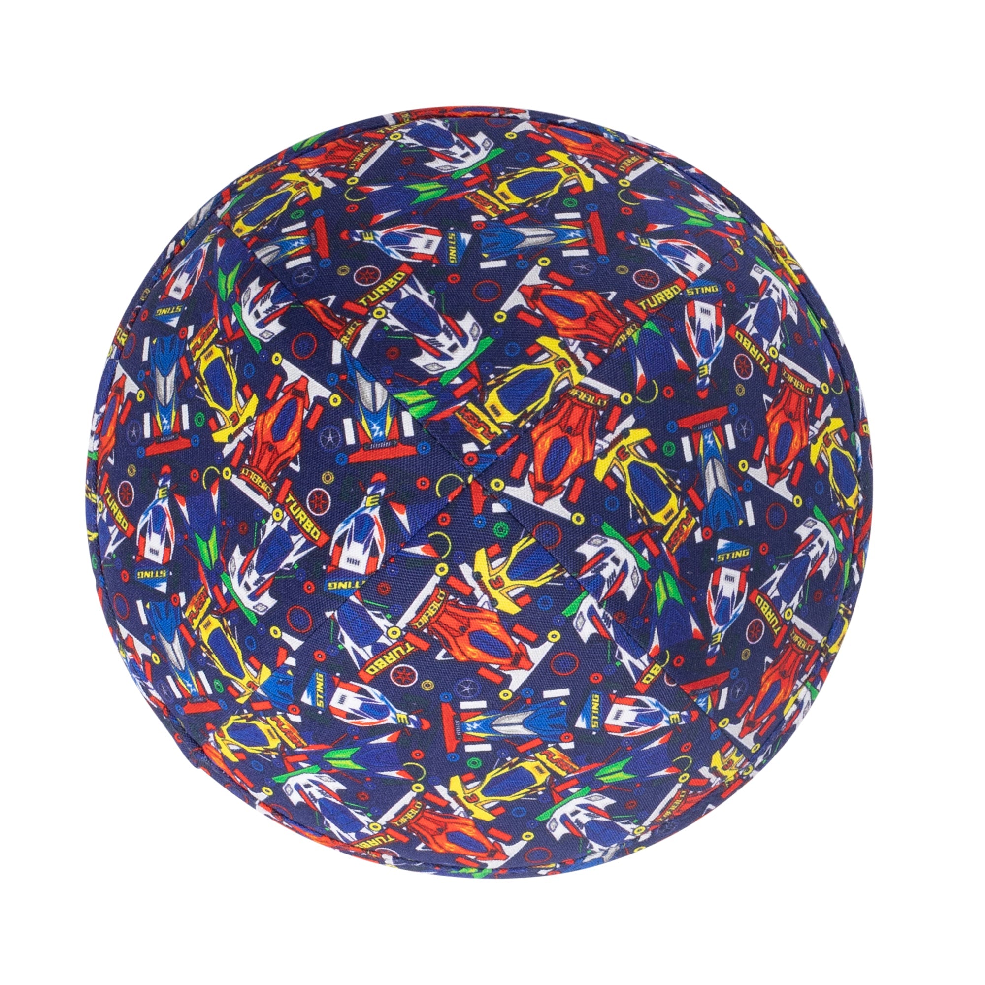 Yarmulka Kippah - side view showing six-panel design
