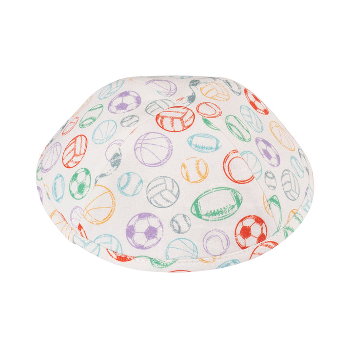 Boys Sports Kippah – Vintage Print Yarmulke