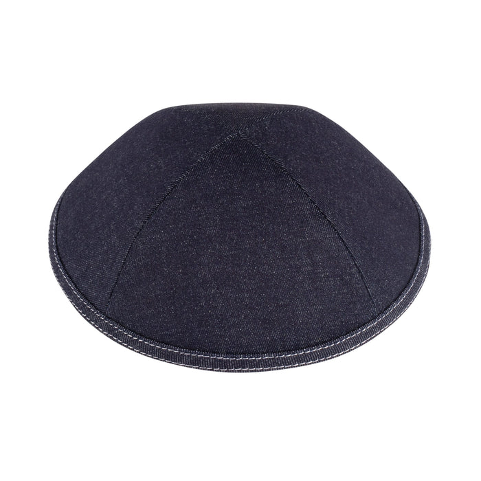 Navy Denim Kippah for Boys - iKippah by Judaica Square