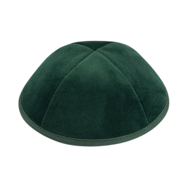 Green Velvet Kippah / Yarmulke