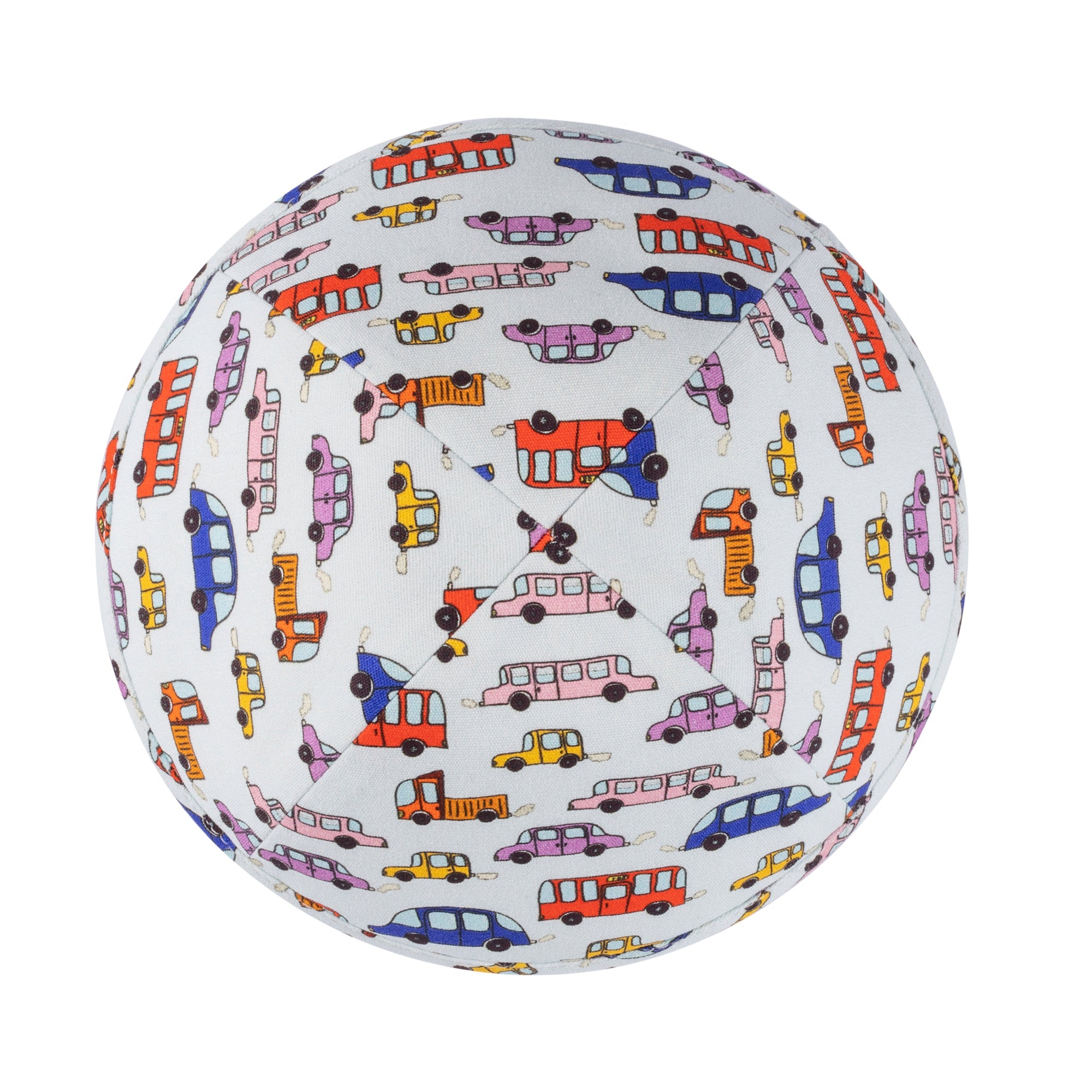 Yarmulka Kippah - side view showing six-panel design