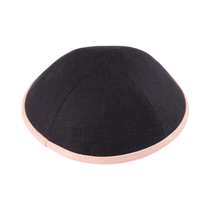 Pink Linen Kippah - iKippah by Judaica Square