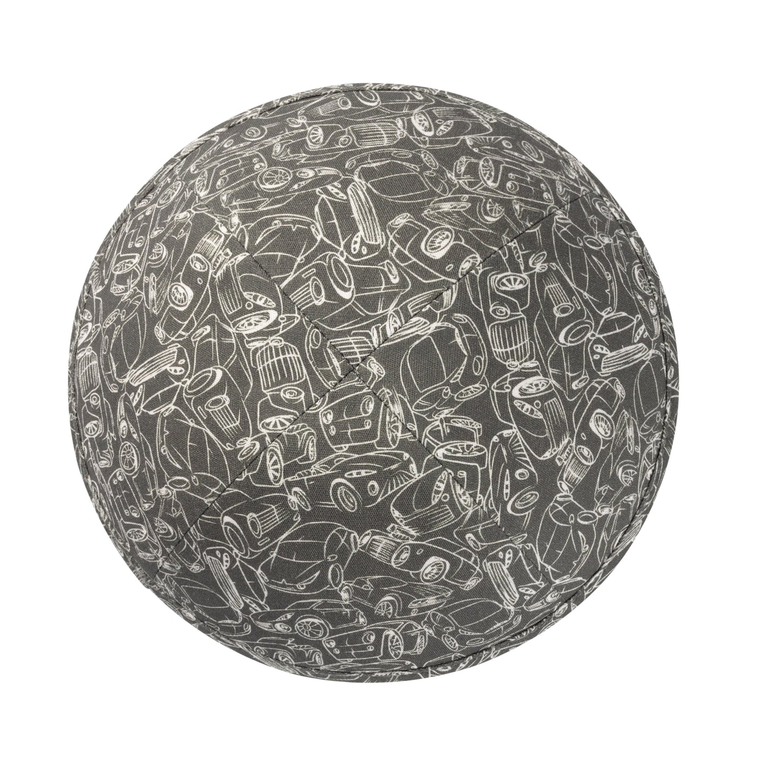 Yarmulka Kippah - side view showing six-panel design