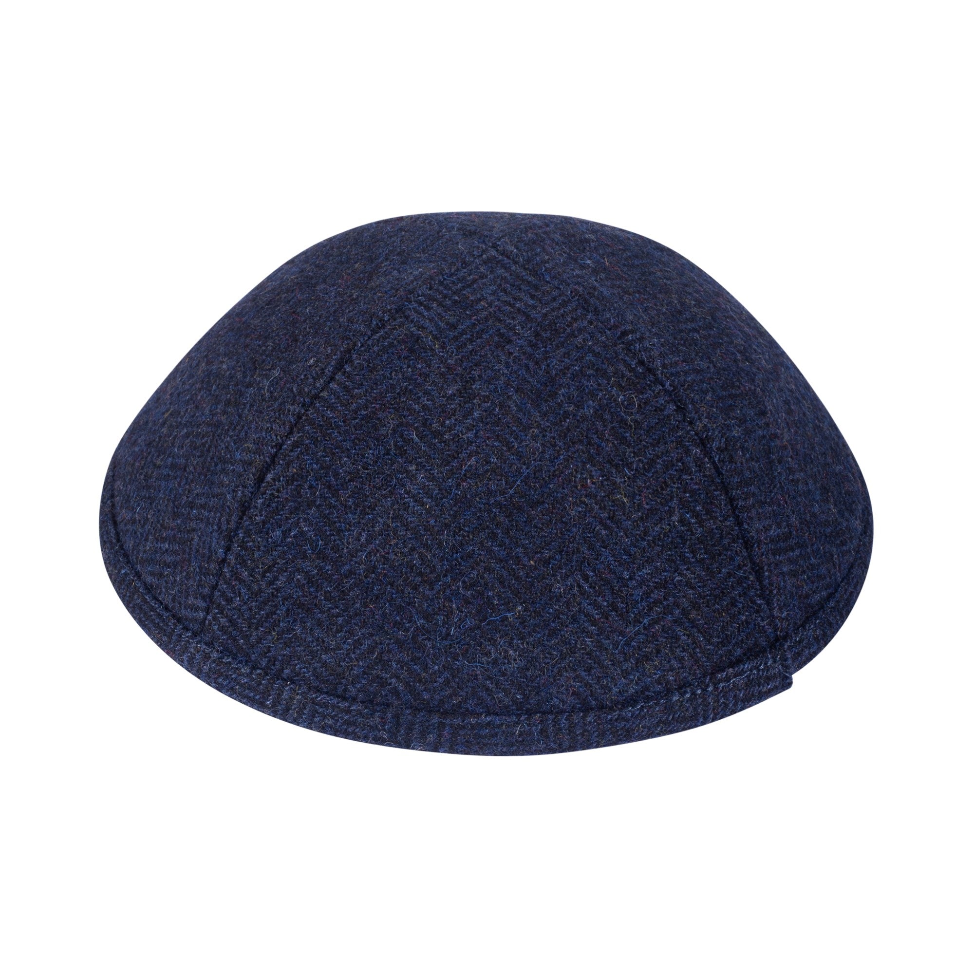 Navy Wool Kippah - iKippah by Judaica Square
