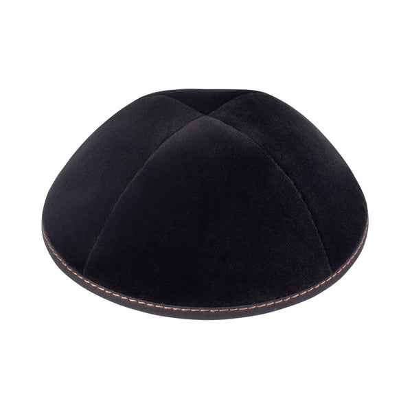 Black Velvet Kippah for Bar Mitzvah - iKippah by Judaica Square