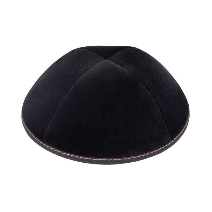 Black Velvet Kippah for Bar Mitzvah - iKippah by Judaica Square