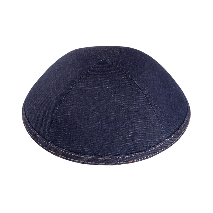 Navy Denim Kippah for Boys - iKippah by Judaica Square