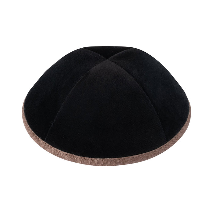 Black Velvet Kippah for Bar Mitzvah - iKippah by Judaica Square