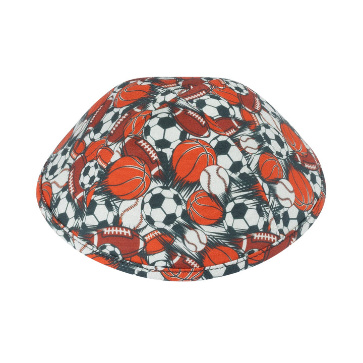 Boys Sports Kippah – Flying Balls Yarmulke