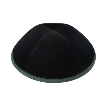 Black Velvet Kippah for Bar Mitzvah - iKippah by Judaica Square