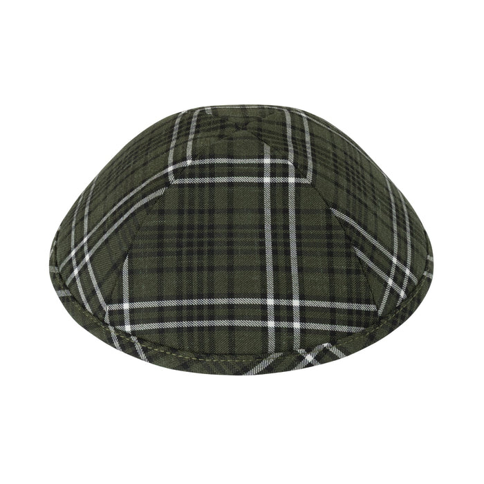Olive Cotton Kippah for Boys - iKippah by Judaica Square