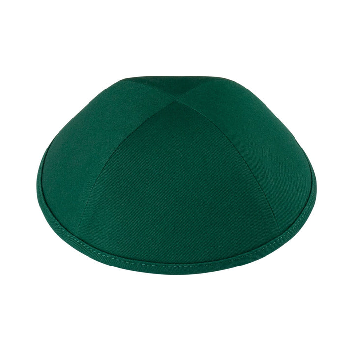 Green Cotton Kippah / Yarmulke