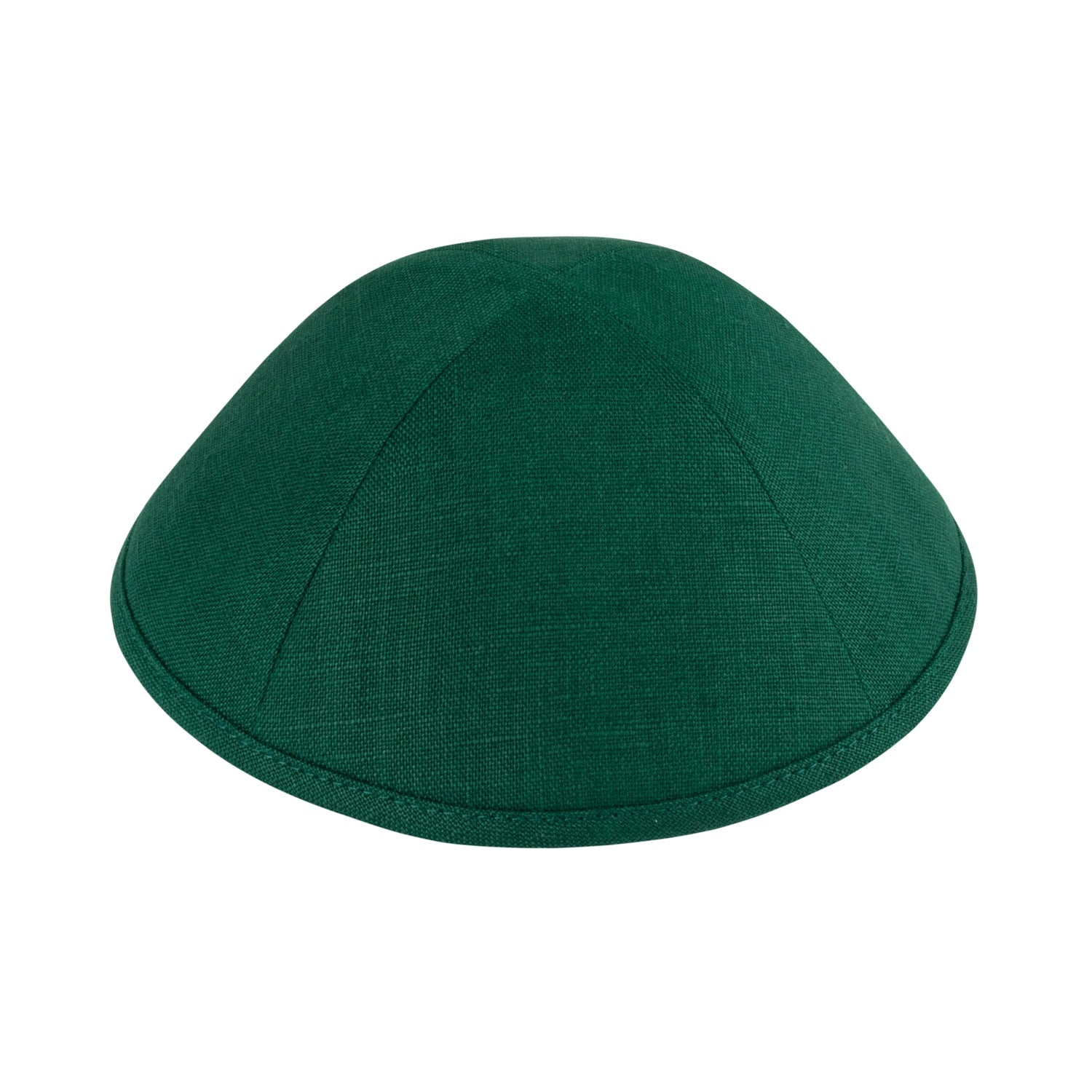 Green Linen Kippah - iKippah by Judaica Square