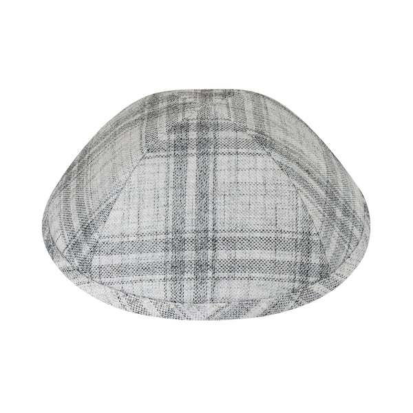 iKippah Faded White Plaid Yarmulka