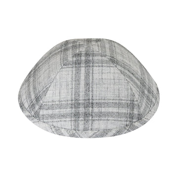 Faded white plaid iKippah kippah / yarmulke