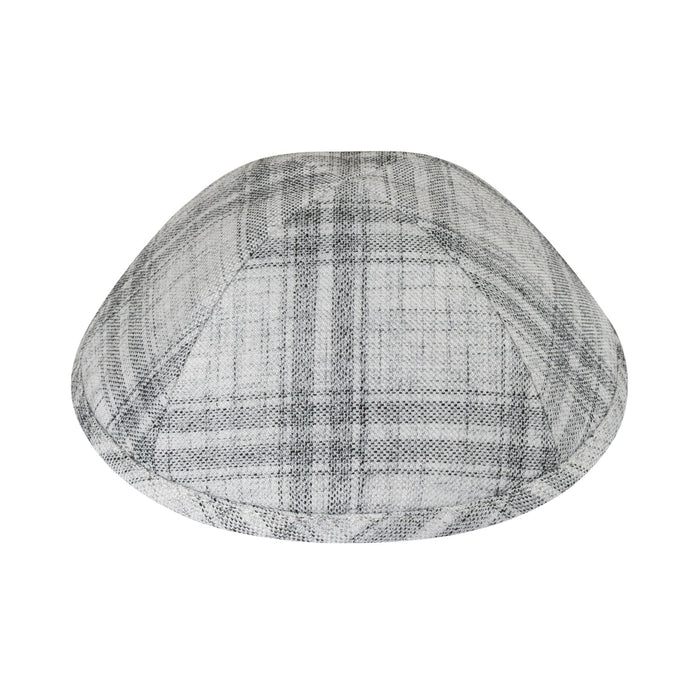 iKippah Faded White Plaid Yarmulka