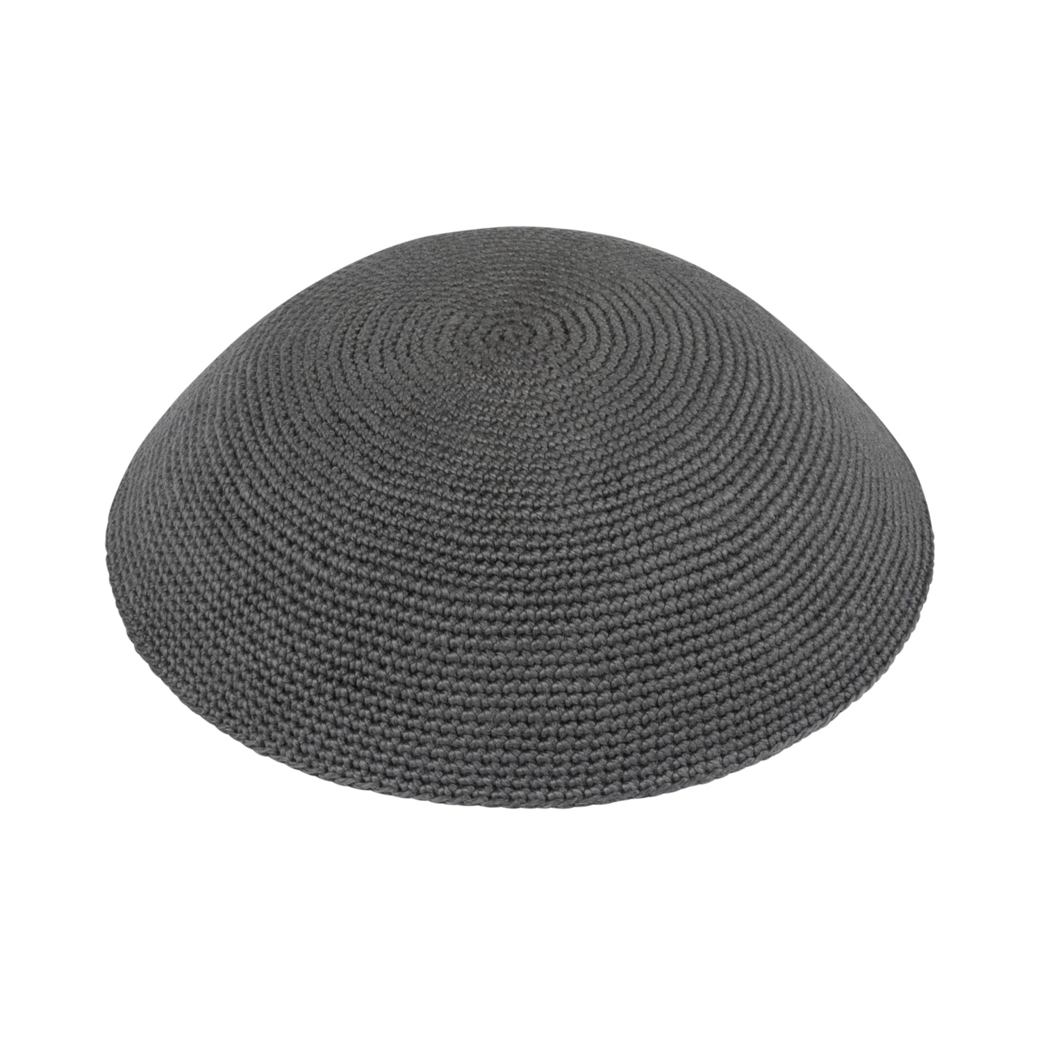 Knit Kippah - top view by iKippah