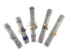 Sparkly dancers and fairies mezuzah case — acrylic case with rhinestone jewelry figures | Judaica Square Lakewood