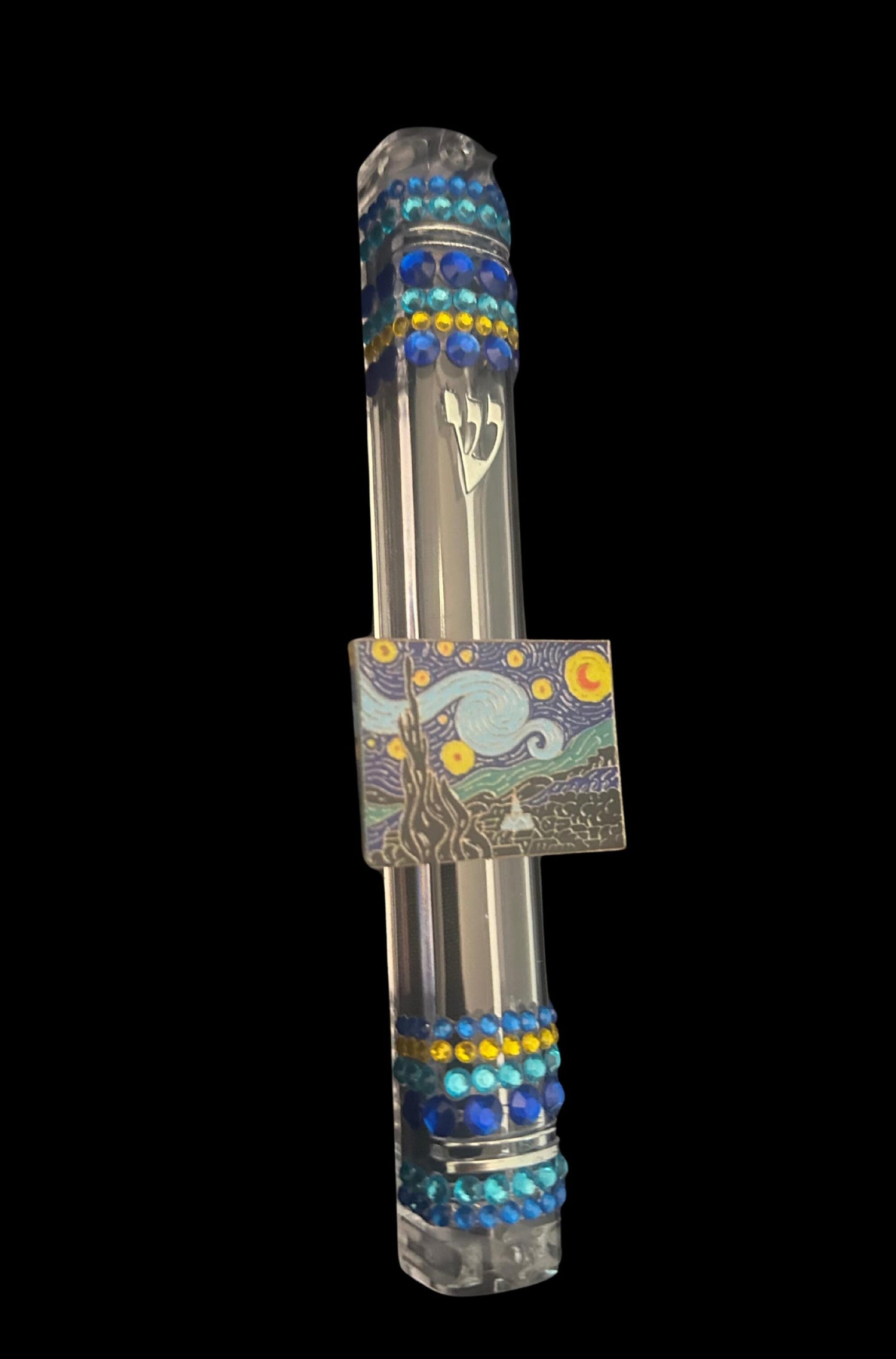 Van Gogh mezuzah collection — wood, aluminum and acrylic cases | Judaica Square Lakewood (view 3)