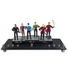 Star Trek collector menorah with six vintage character figures