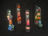 Matryoshka mezuzah case — wooden nesting doll with polymer flowers on painted wood | Judaica Square Lakewood
