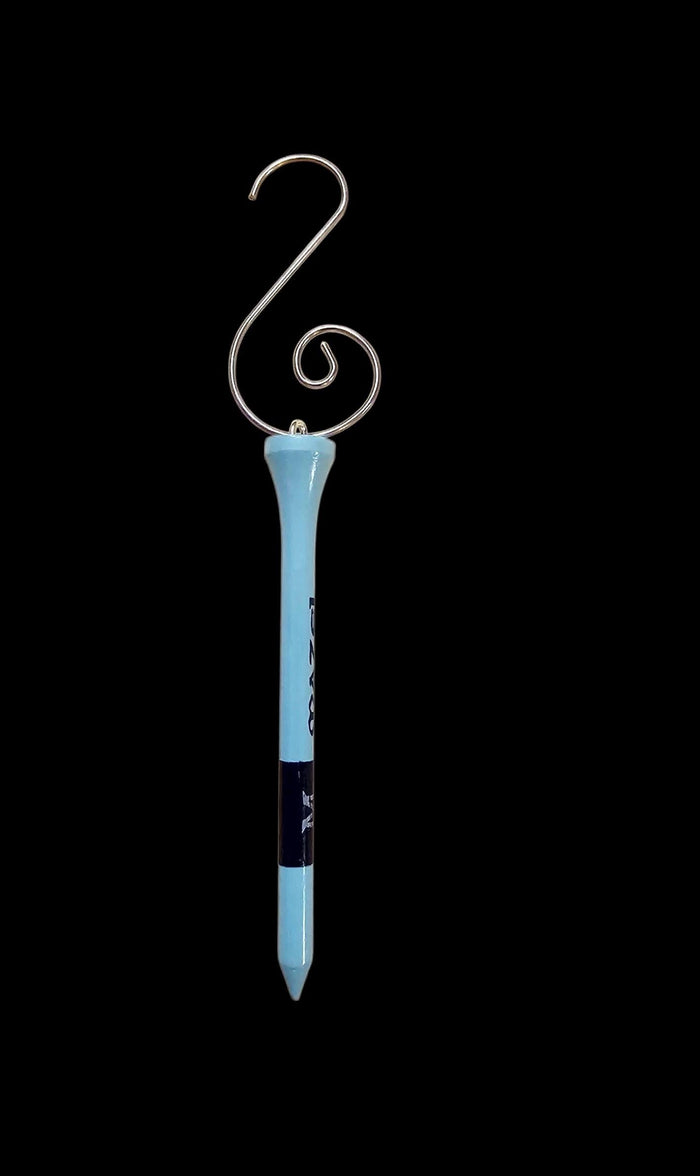 Mazel Tee golf tee ornament five inches long with hanging hook | Judaica Square Lakewood