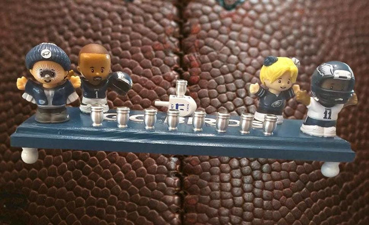 Go Birds! Philadelphia Eagles Collector Hanukkah Menorah