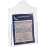 Acrylic Bencher / Kiddush Levanah Holder Large Clear 11.5x16" — Tefillah Card