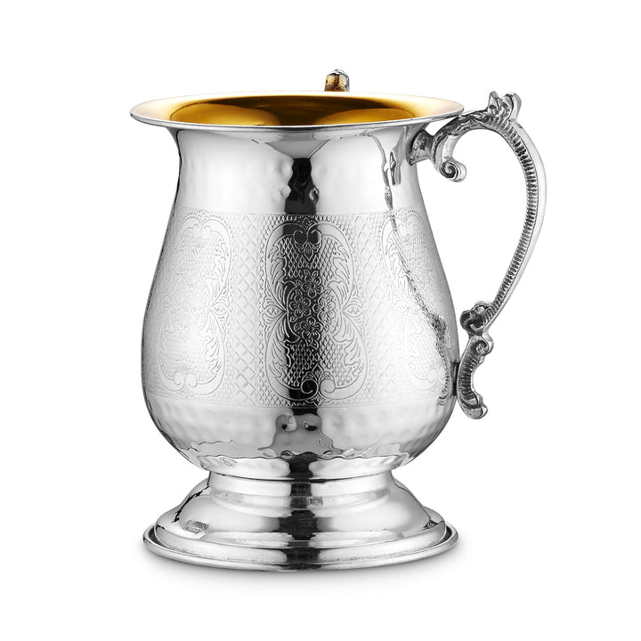 Silver Washing Cup 7x5 "925 SC — Netilas Yadayim Cup (A&M Judaica)
