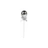 Balloon on a Stick 20 cm 24 pcs Silver. — Party Decoration