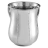 Stainless Steel Washing Cup Shiny with Dotted Stripes — Netilas Yadayim Cup