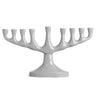 Menorah Gray 5.5 X 10" — Chanukah Menorah