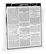 Acrylic Bencher Holder with 6 Benchers — Tefillah Card