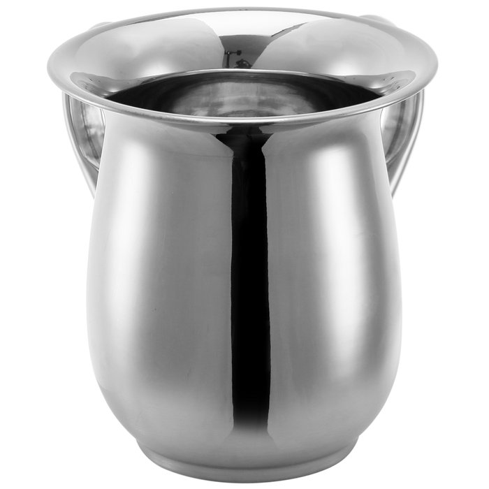 Stainless Steel Washing Cup Shiny Polished — Netilas Yadayim Cup