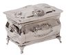 Silver Esrog Box Nickel Plated — Sukkos Item
