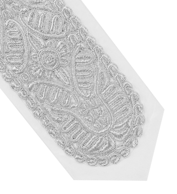 Gifluchten wired-style silver 5.5-inch atarah for tallis