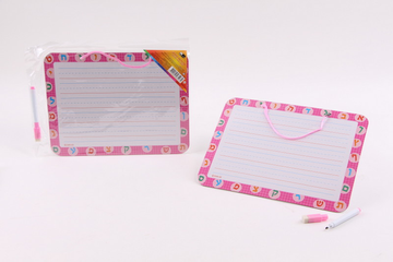 Aleph Bais Whiteboard & Marker — Pink Frame