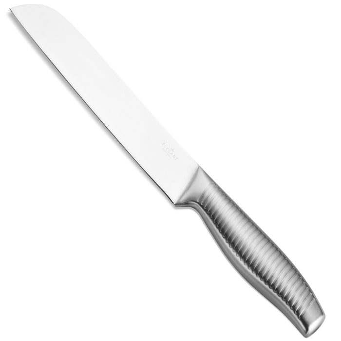 Swivel Striped Handle Knife Stainless Steel Non Serrated — Challah Knife