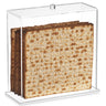 Acrylic Square Matzah Box Holder 8x8x3".. — Matzah Holder