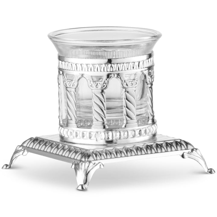Salt Holder Royal Palace Design Silver Plated Single (A&M Judaica)
